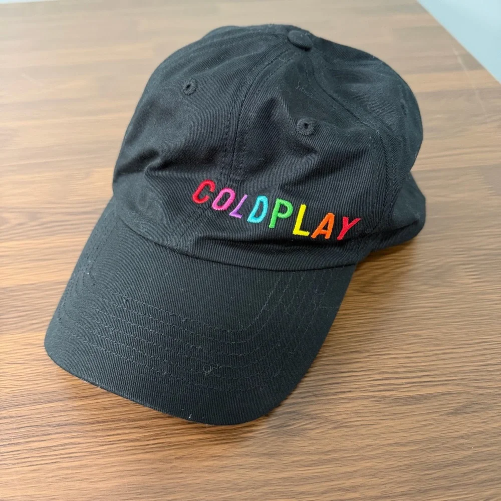 Coldplay Unisex Rainbow Logo Music of the Spheres Tour Baseball Hat‎